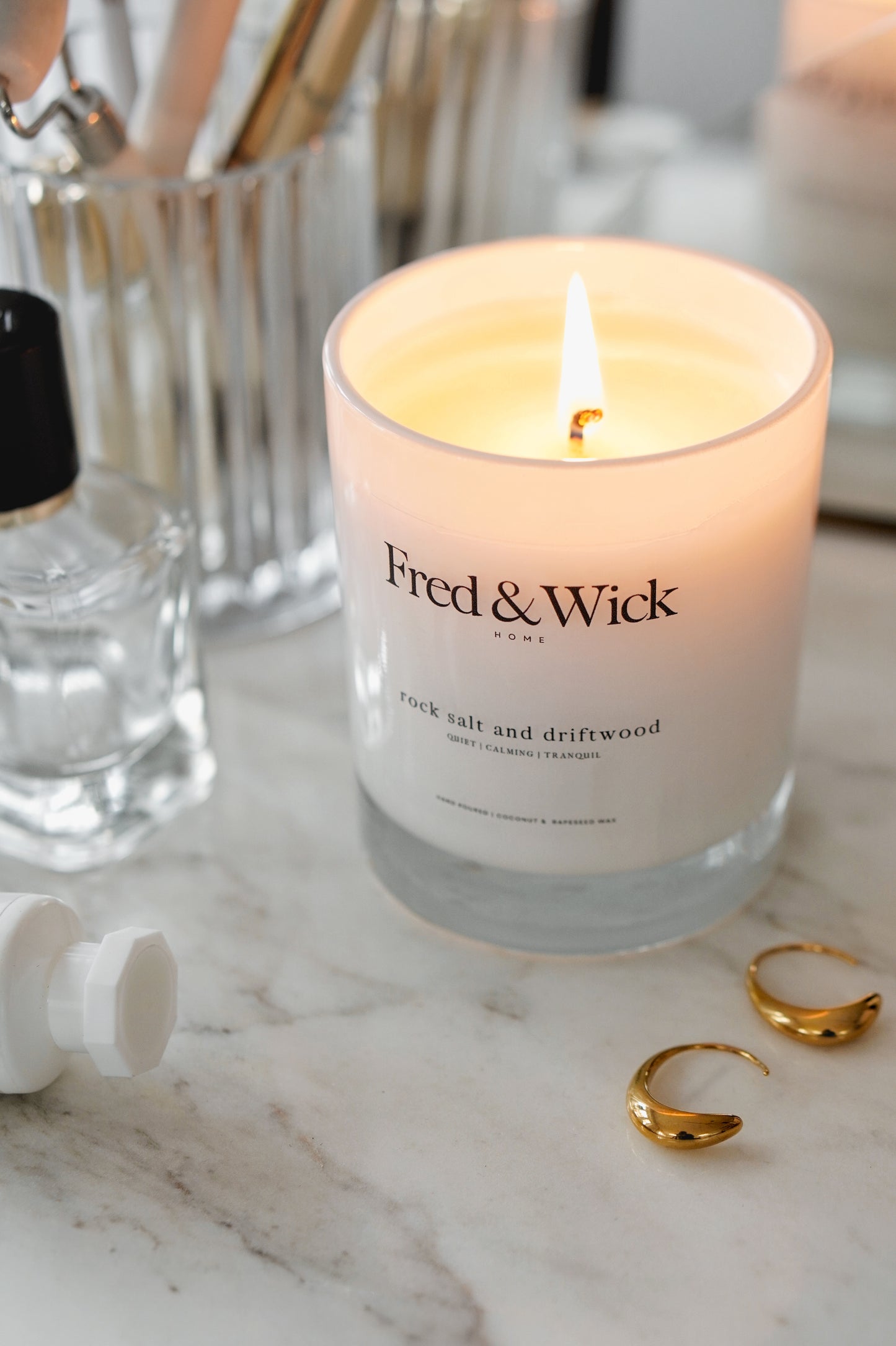 ROCK SALT & DRIFTWOOD CANDLE